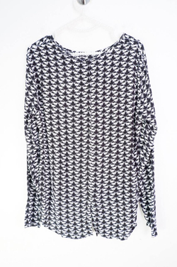 Блузка H&M свободного кроя, маркировка 38, визуально на 46 размер