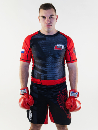 Рашгард с коротким рукавом TFG Союз  ММА Red