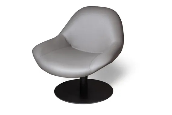 Лаунж кресло Zero Gravity с механизмом кручения, серый