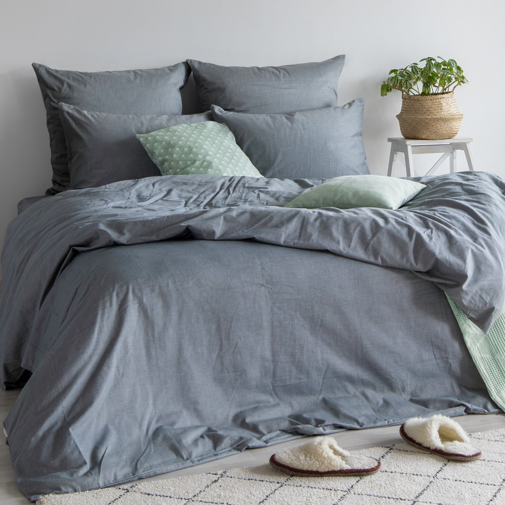 Набор Наволочек Меланж 50/70 50/70 (синий)