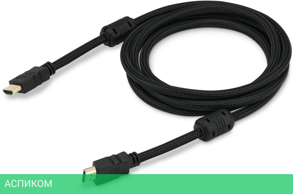 Кабель Buro HDMI (m)/HDMI (m) 10м черный (HDMI-V1.4-10MC)