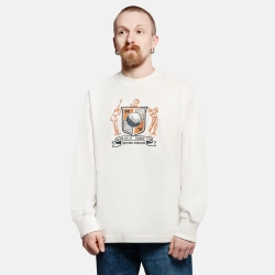 Лонгслив Haided EXCEPTIONAL RLXD FIRM LS TEE, Молочный