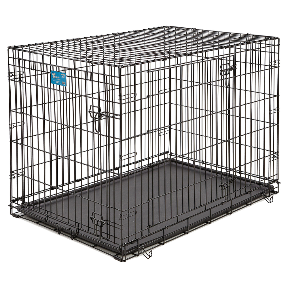 Клетка MidWest Life Stages для собак 109х73х77h см 2 двери черная