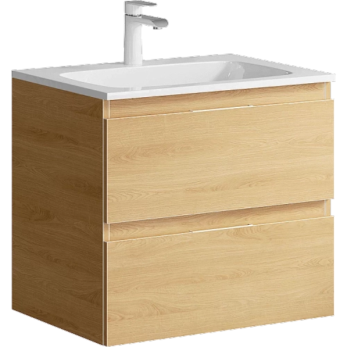 Тумба с раковиной Aqwella Accent 60 дуб золотой