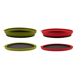 Tramp Тарелка силиконовая с пластиковым дном 1070 мл, TRC-124, терракотовый