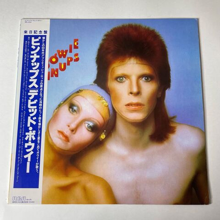 Винтажная виниловая пластинка LP David Bowie Pinups (Japan 1983) (Obi)