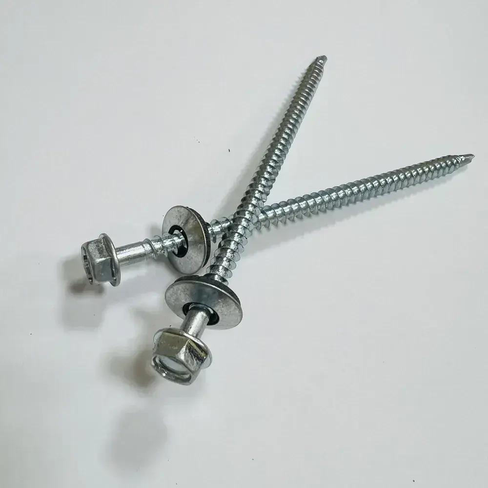 Саморез кровельный с шайбой 4,8*100 (102) мм цинк (50 шт)