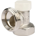 Клапан балансировочный угловой STOUT - 3/4" (ВР/НР-американка, PN10, Tmax 120°C)