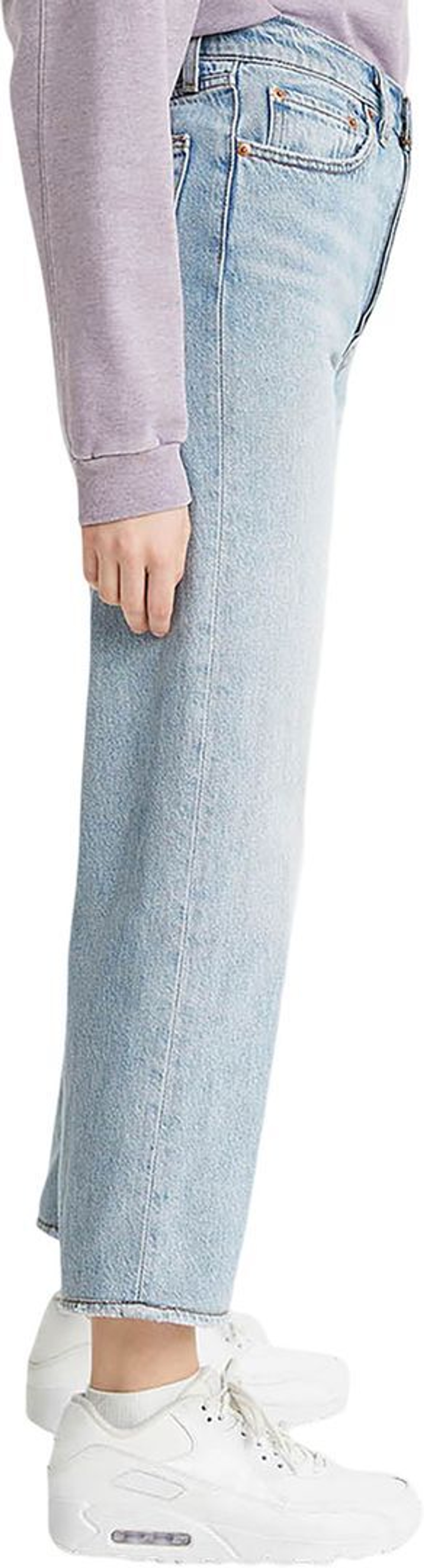 Джинсы Levis Levi's Original RIBCAGE STRAIGHT ANKLE MIDDLE ROAD голубой