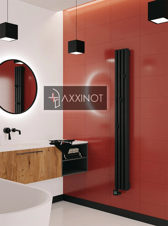 Axxinot Cardea VE 1250 - вертикальный электрический трубчатый радиатор высотой 1250 мм