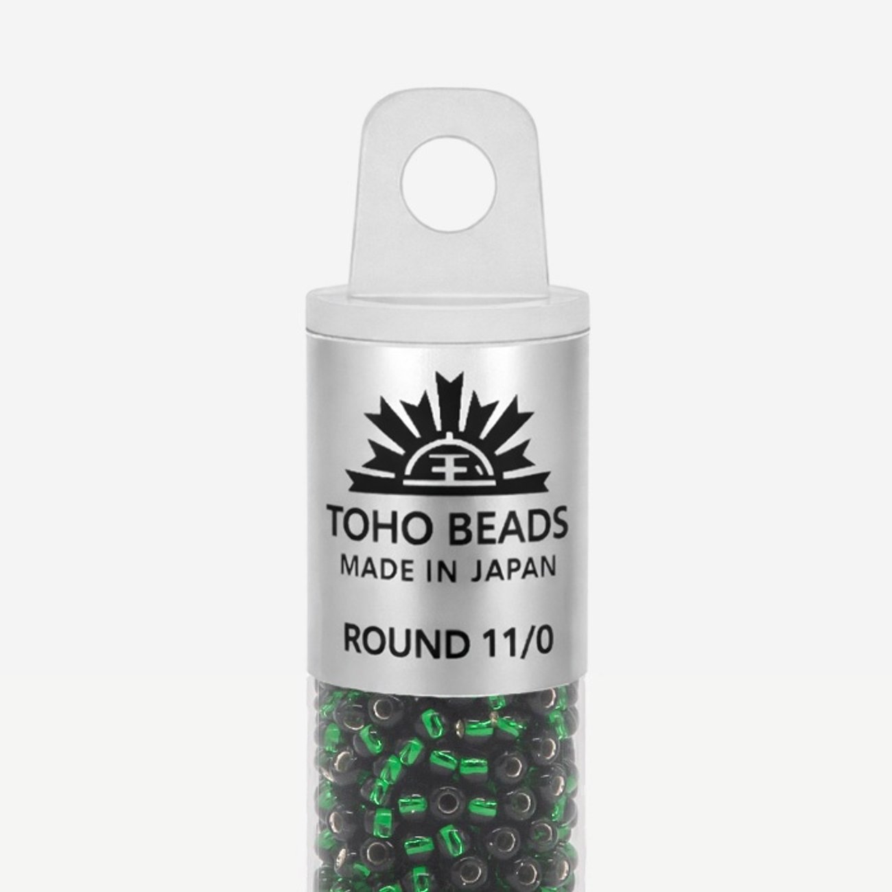 Японский бисер TOHO Round 11/0 (№36), с внутренним серебрением, прозрачный