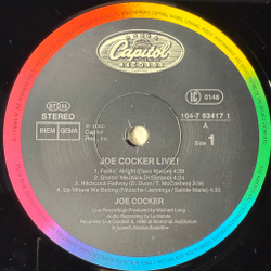 Виниловая пластинка Joe Cocker - Joe Cocker Live! 2LP