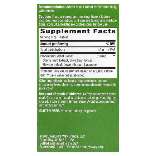 Nature's Way, BP Management™, 90 таблеток