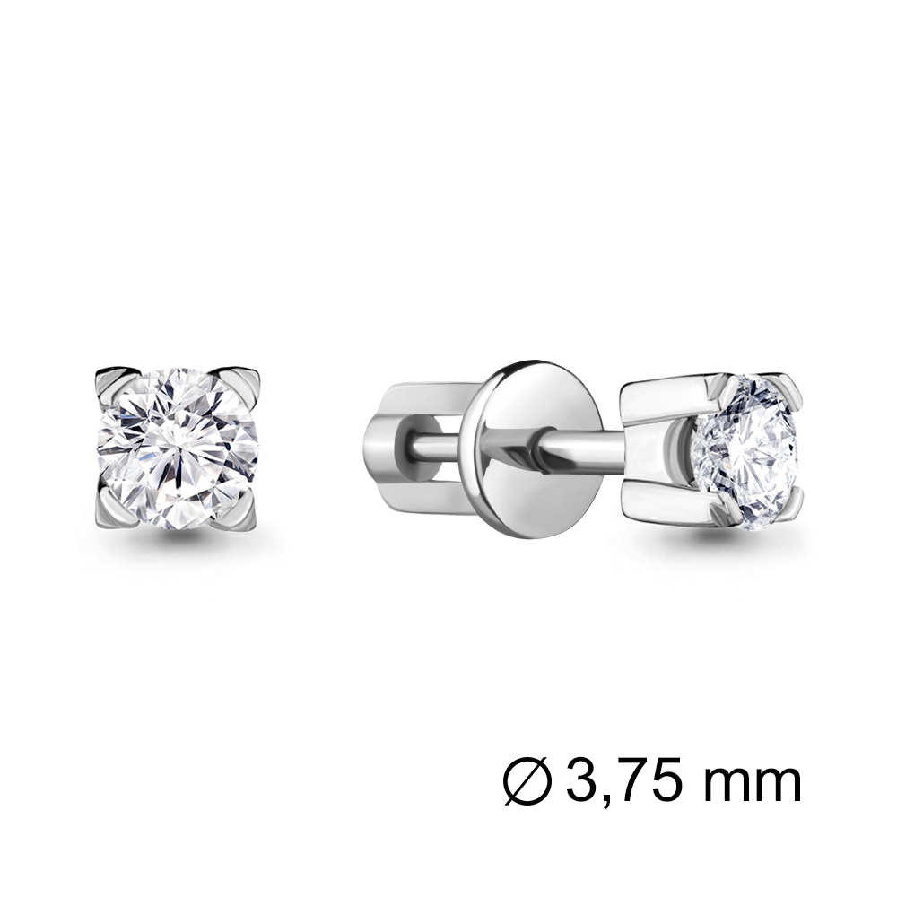 941339 Серьги из Золота с бриллиантами