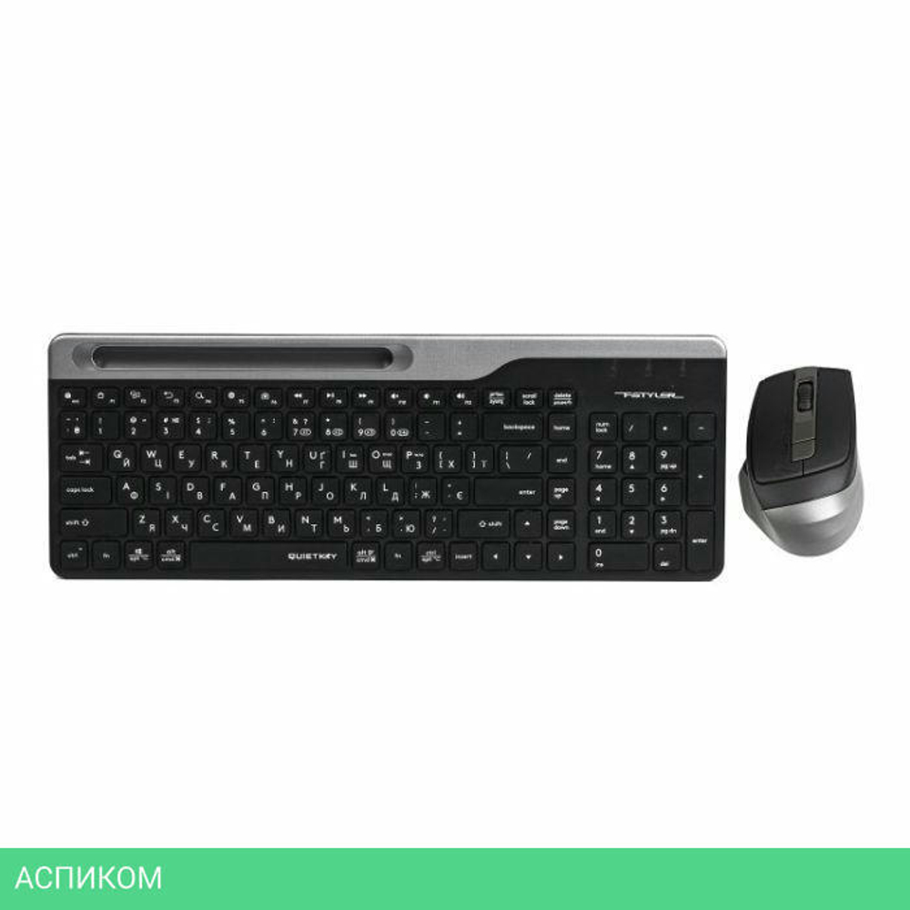 Набор периферии A4Tech Fstyler FB2535C черный/серый