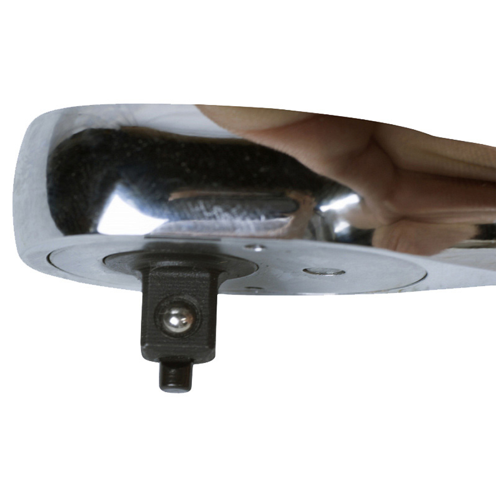 KING TONY (2761-55P) Трещотка 1/4", 140 мм, 24 зубца, флажковая с кнопкой