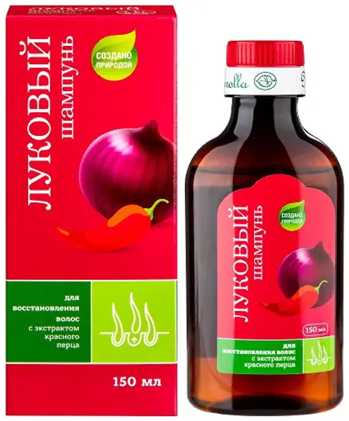 Мирролла Шампунь луковый с экстрактом красного перца 150 мл