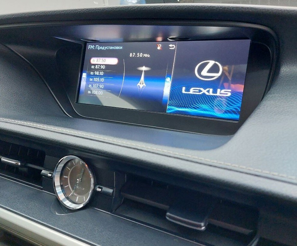 Магнитола Lexus ES200, ES250, ES350 2015-2018 (джойстик - шайба) - Radiola RDL-LEX-ES-Low монитор 10.25" на Android 13, 8/128Гб, CarPlay, 4G SIM-слот