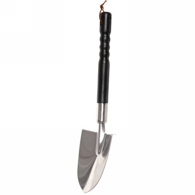 Лопата туристическая с деревянным черенком 48см