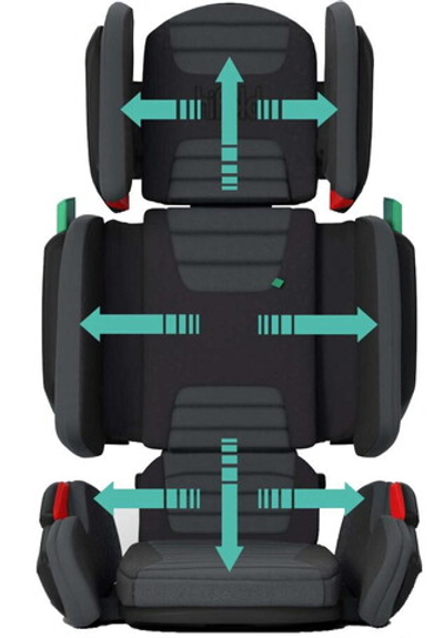 Автокресло Hifold Slate Grey, серое