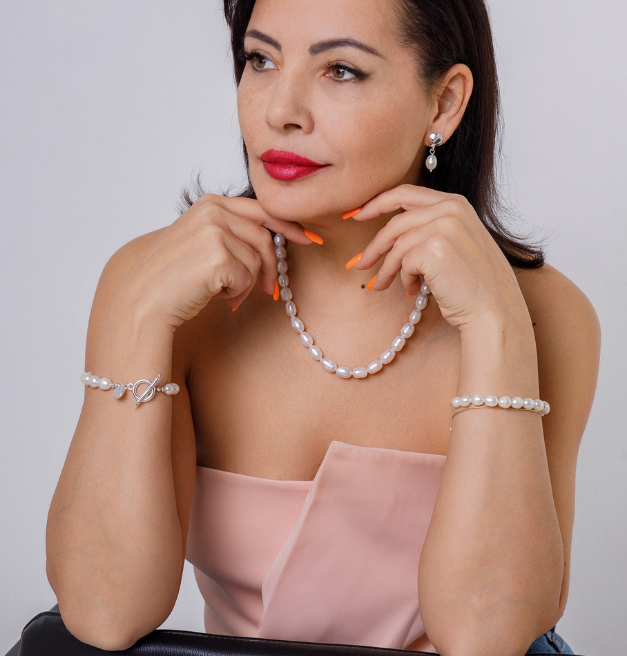Браслет Fiore Luna String of Pearls Togl CL4526 S