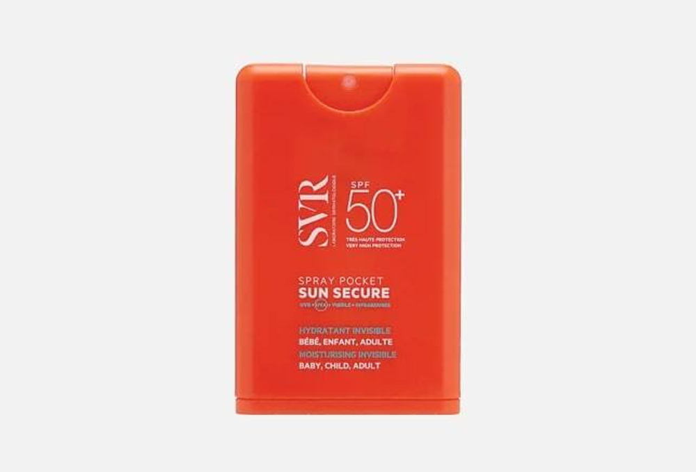 СВР Безопасное солнце Увлажняющий спрей SPF 50+ компактный SVR SVR Sun Secure Spray pocket 20 мл