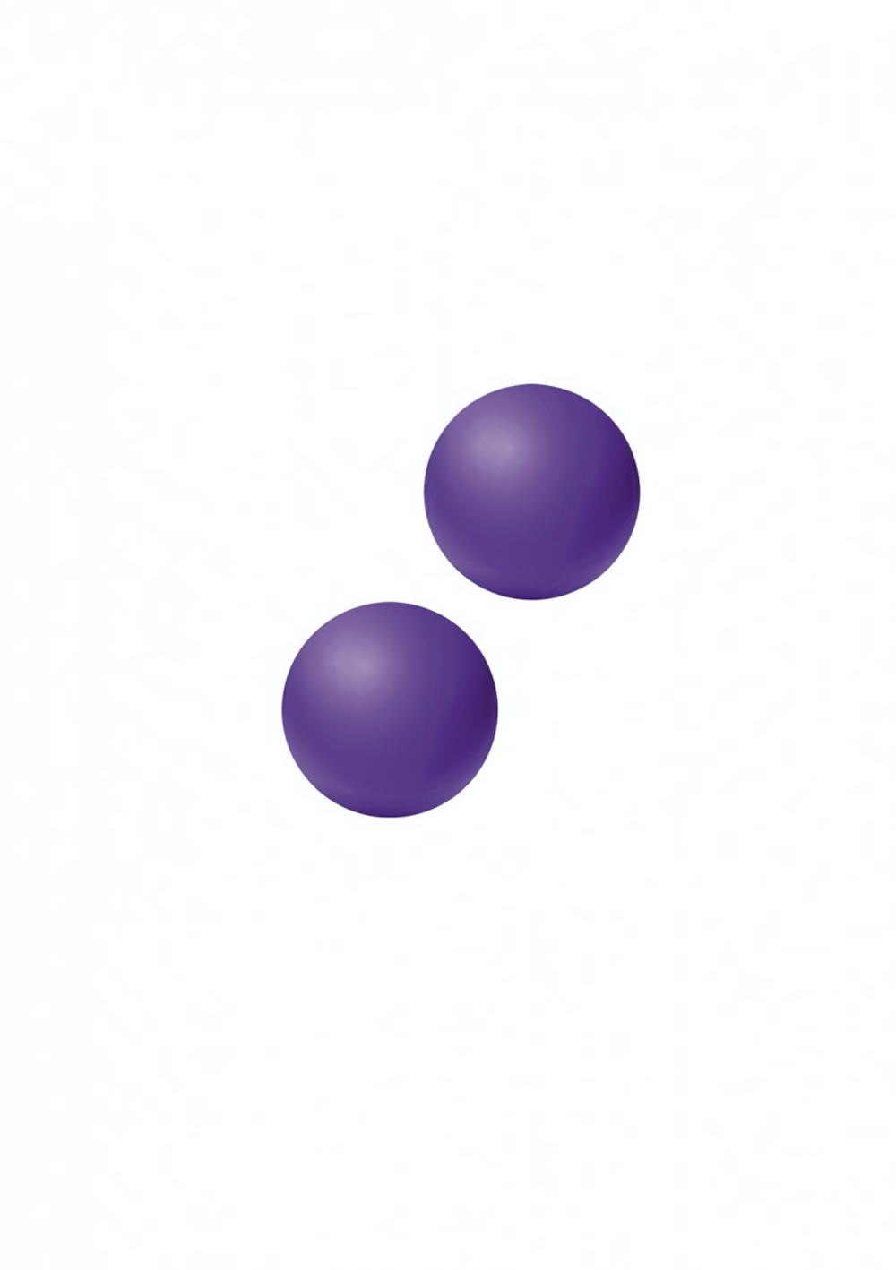 Маленькие вагинальные шарики без сцепки Emotions Lexy Small purple, (2,4 см, фиолетовые) (Цвет: фиолетовые)