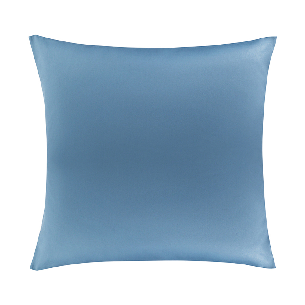 Набор наволочек из премиального сатина джинсово-синего цвета из коллекции essential, 70х70 см