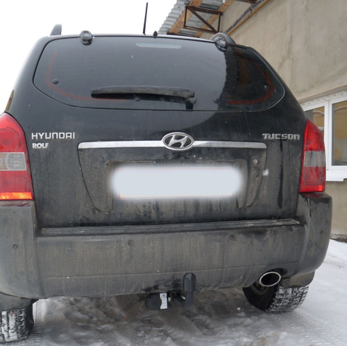 Фаркоп для Hyundai Tucson, Kia Sportage 2004-2010 Тип шара: A. Нагрузки: 2000/100 кг, KI 16