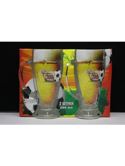 Набор из двух пивных кружек "Футбол"