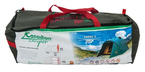 Палатка Canadian Camper KARIBU 3, цвет woodland