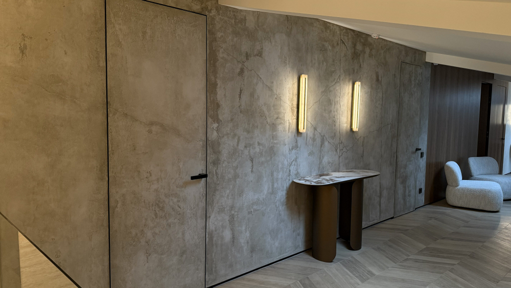 INTONACO QUARZO, состаренная стена