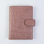 Стильная розовая женская обложка для автодокументов и паспрта из натуральной кожи с 4 отделами для пластиковых карт, отделением для паспорта, блоком прозрачных файлов для документов для водительского удостоверения нового образца, техпаспорта, талона ТО, доверенности и т.п. Dublecity DC220-17D в подарочной коробке