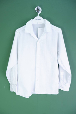 Рубашка светлая школьная, на 10 лет