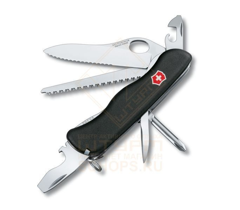 Нож многофункциональный Victorinox Trailmaster One Hand 111 мм, Black