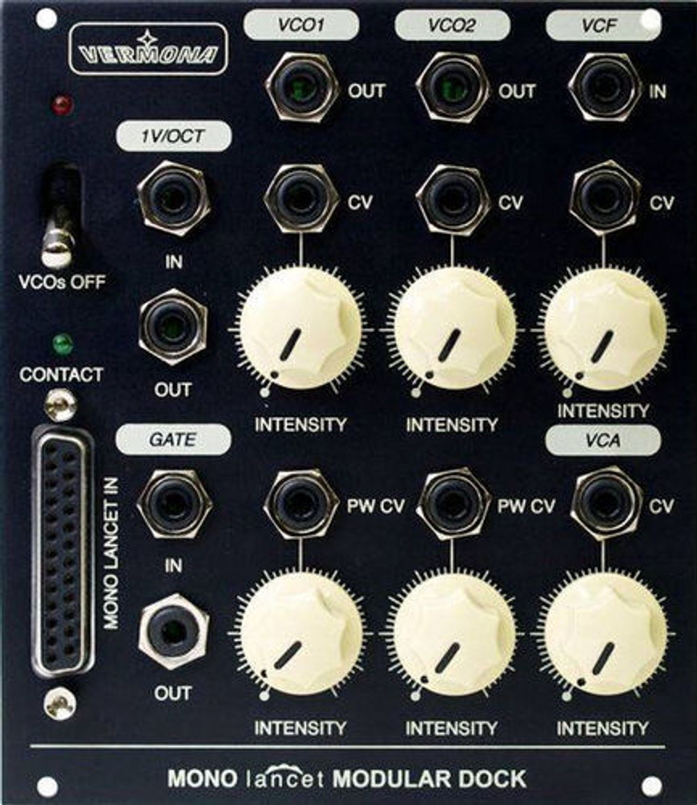 Модульный синтезатор Vermona Mono Lancet Modular Dock
