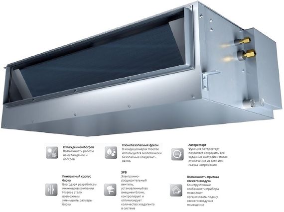 Канальная VRF система Hisense AVD-38HCFCH — (2)
