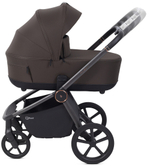 Детская коляска Rant Flex Therm Soft 3 в 1 с автокреслом Evomax Grey Shine Brown