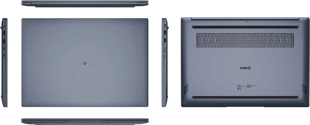 Ноутбук  Digma Pro Pactos 16 ", Ryzen 5, 16 Гб RAM, 512 Гб SSD, Radeon Graphics, Темно-серый