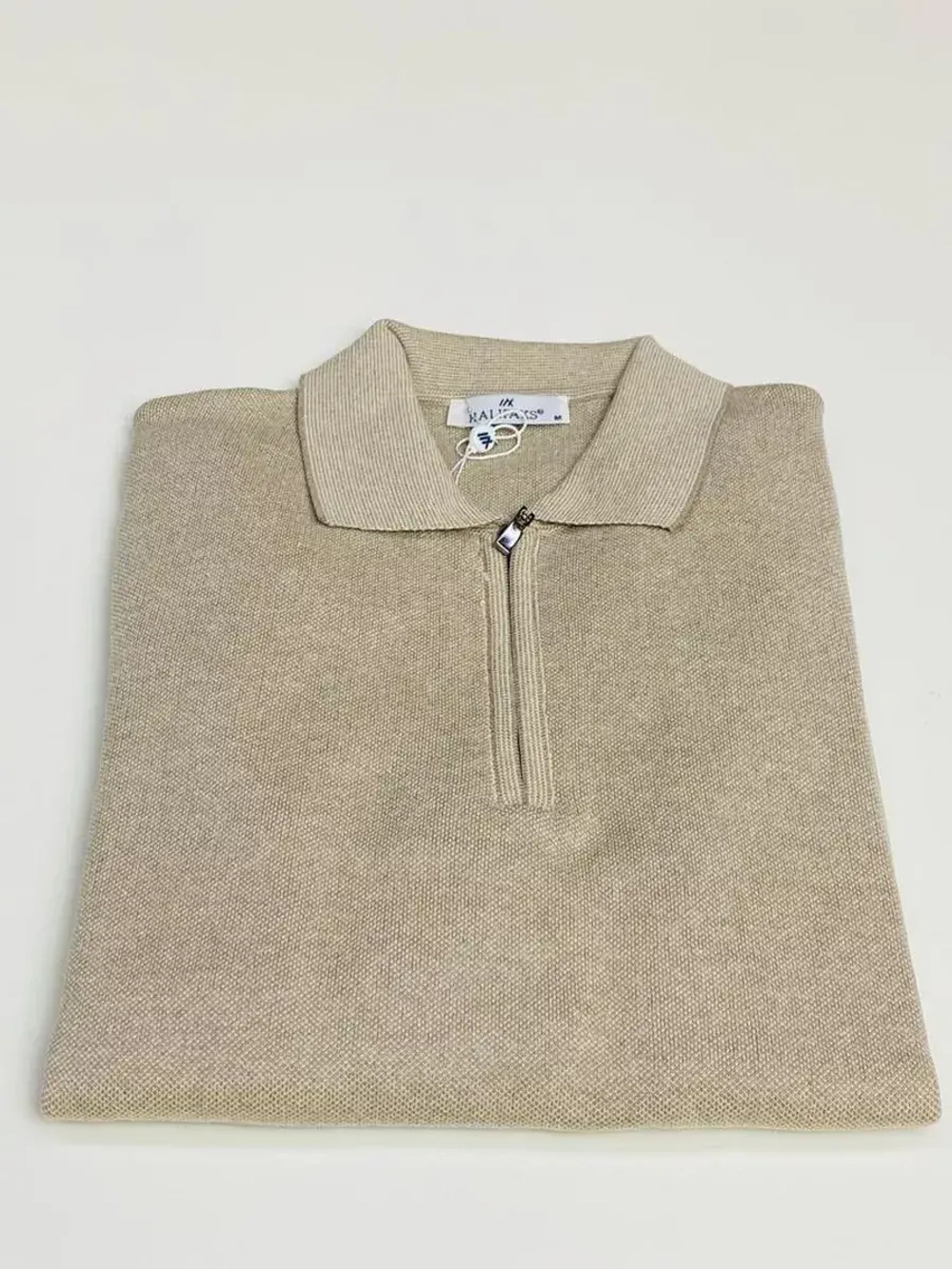 Лонгслив мужской,Поло с длинным рукавом