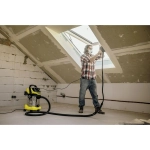 Пылесос строительный Karcher WD 6 P S V-30/8/35/T (YSY) 1300Вт (уборка: сухая/сбор воды) желтый
