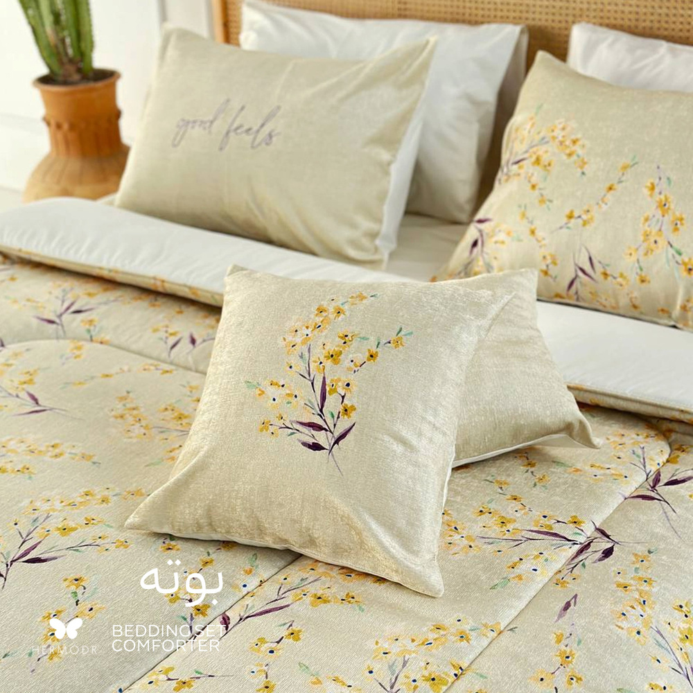 Комплект постельного белья двуспальный Boote Hermodr 8 предметов 130220284 Иран