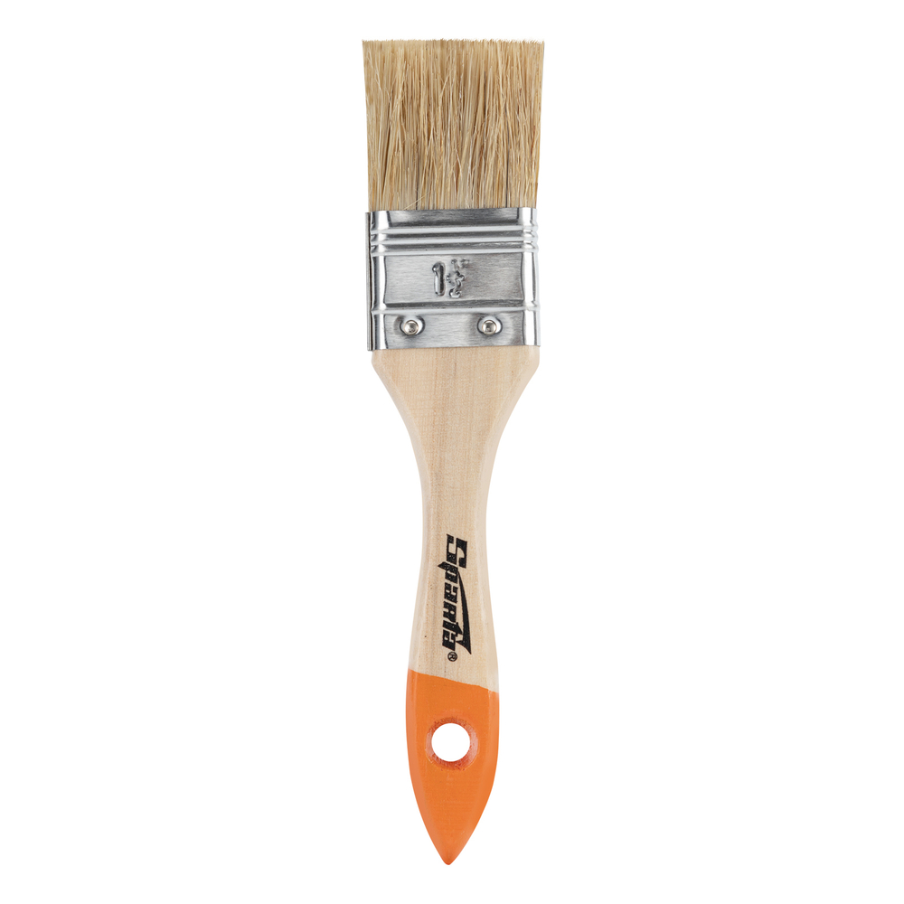 Набор кистей, 4 шт, плоские 3/4", 1/5" круглые №1, №2 Sparta