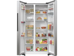 Холодильник двухкамерный Gorenje NRR9185EAXLWD Side by Side серебристый