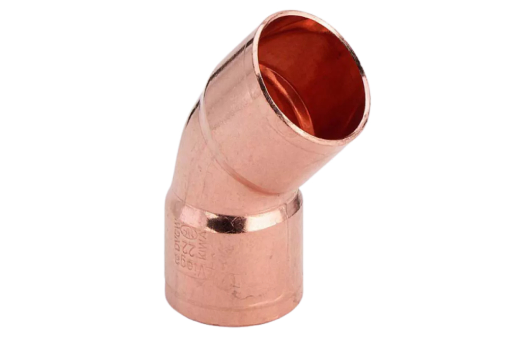 Угол двухраструбный 45 градусов пайка 15 Viega (Виега)