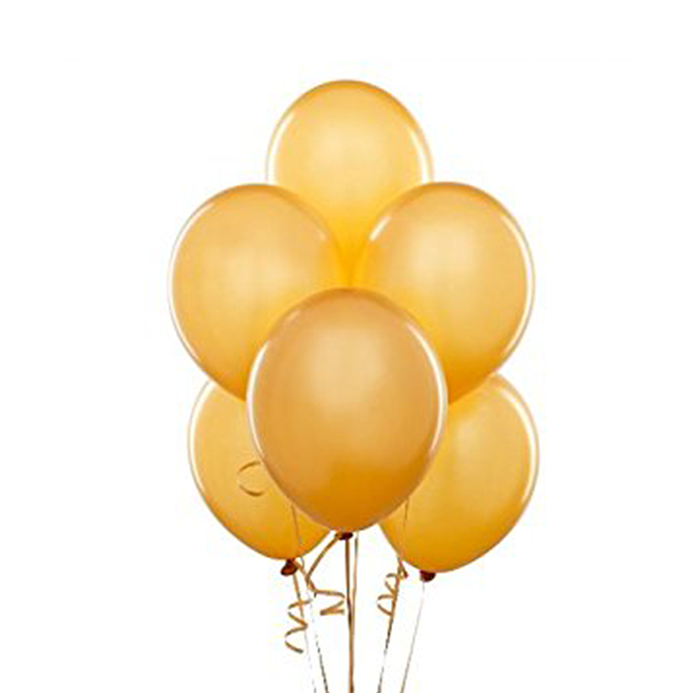 Золотой воздушный шар, 36 см