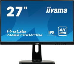 Монитор Iiyama 27;; ProLite XUB2792UHSU-B1 3840x2160 IPS LED 75Гц 4ms DVI HDMI DisplayPort
