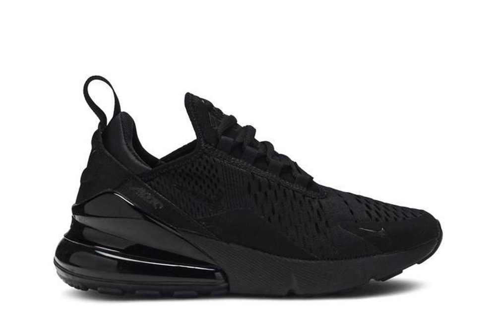 Кроссовки Nike Air Max 270 "Triple Black" (Женская размерная сетка)