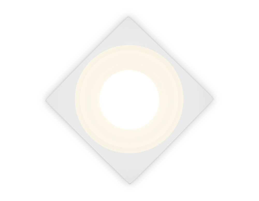 Встраиваемый точечный светильник с акрилом TN1314 SWH/FR белый песок/белый матовый GU5.3 92*92*45