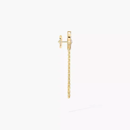 Моносерьга Messika Move Uno single chain earring